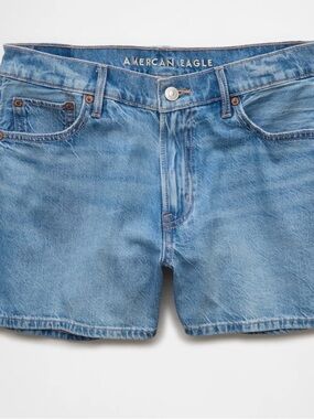 American Eagle  AE Strigid Super High-Waisted Relaxed Denim Short